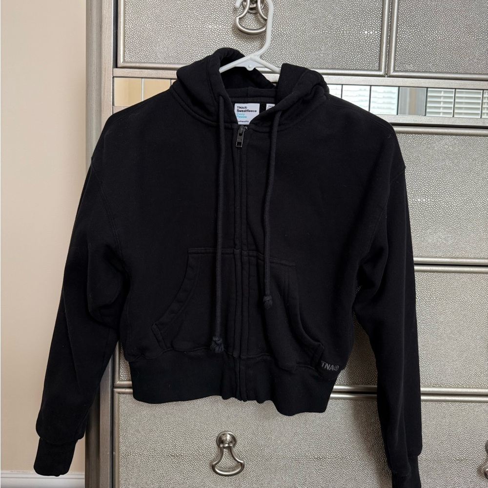 TNA Cozy Sweatfleece Boyfriend Boxy Zip Hoodie - Picture 4 of 7
